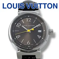 ルイヴィトン タンブール Q1211 クォーツ レザー レディース 時計 美品のサムネイル