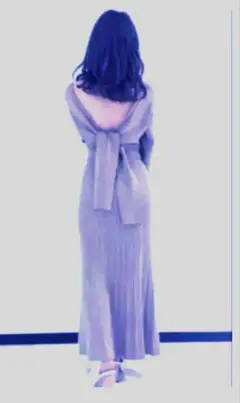 スナイデル　バックシャンマーメイドニットワンピース