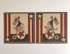 シャドーボックスプリントStar Spangled Boy &Girl 計10枚