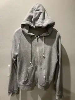 UNIQLO グレー フルジップ フード付き Lサイズ