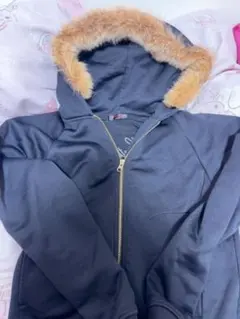 ファー付きパーカー y2k