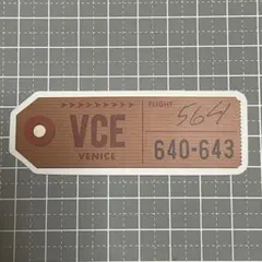 【YY-30】防水ステッカー 旅行 trip 旅券タグ tag チケット 飛行機