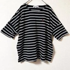 U.S. POLO ASSN. 半袖Tシャツ ボーダー柄Ｍサイズ 棉100%