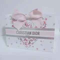 DIOR ショッパー 2026 限定 ギフトラッピング　花柄ショップ袋