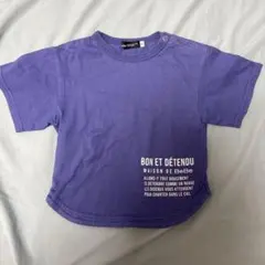 BeBe 半袖Tシャツ パープル 90cmのサムネイル