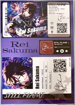 あんスタ　朔間零　アピールシール　新品　美品　ブロマイド　フォト　限定　シール