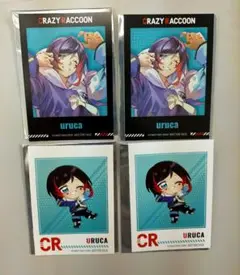 GiGO CRAZY RACCOON チェキ風カード うるか セット