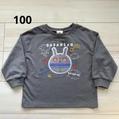 だだんだん　トップス　トレーナー　バイキンマン　アンパンマン　100