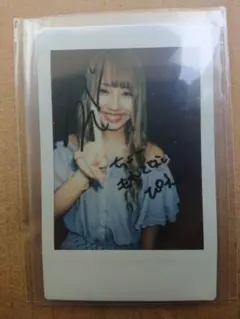 菊地亜美 直筆サイン入りチェキ - メルカリ