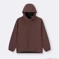 GU ウィンドプルーフシェルパーカ　MENS Mサイズ　BROWN
