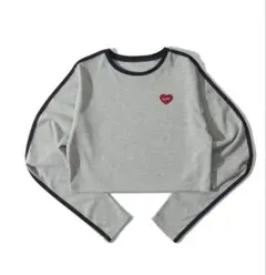 クロップド長袖