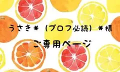 うさひ＊（プロフ必読）＊様　ご専用ページ