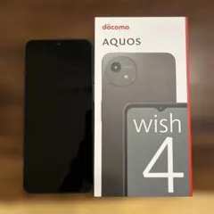docomo AQUOS wish 4 ブラック SH-52E 箱ありB