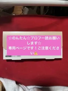 ☆のんたん☆プロフ一読お願いします☆様専用ページです！