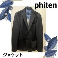 phiten【ファイテン】スーツ　ジャケット　ブラック　Мサイズ　上着