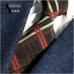 GUCCI グッチ ネクタイ ネイビー ストライプ オールドグッチ 新品タグ