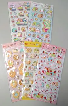 すみっコぐらし　ふにふにシール 5枚セット