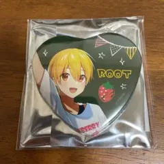 すとぷり　ハート缶バッジ　るぅとくん