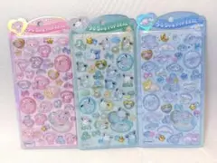 サンリオ　うるちゅるポップシール　3枚セット　新品未開封　正規品