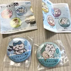 くら寿司びっくらポン　ちいかわ　缶バッジ2個セット　ハチワレ　あのこ