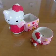 ハローキティーデザイン陶器植木鉢