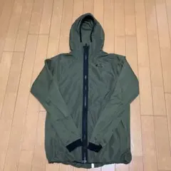 Oakley フード付きナイロンジャケット Medium オリーブグリーン