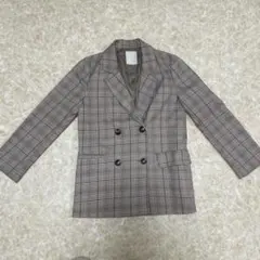 ダブルブレスト テーラードジャケット