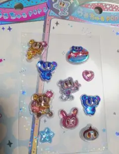 正規品　おすそ分け♡　エンジェルブルー　うるちゅるポップシール　ナカムラくん