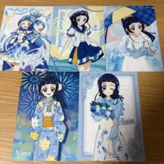 キュアウインク（蒼風なな）　非売品5点　CD購入特典 蒼風なな(キュアウインク) 非売品 ブロマイド2種 私服描き下ろし CD