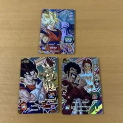 孫悟空　ベジット　ミスターサタン★スーパードラゴンボールヒーローズ