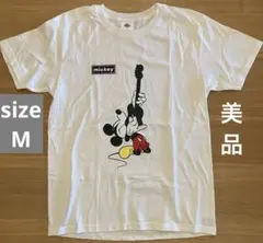 【美品】GoodWear ミッキーボックスロゴプリントT