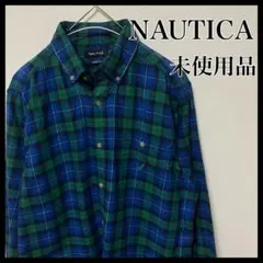 NAUTICA チェックシャツ　ネルシャツ　タグ付き未使用品　s2