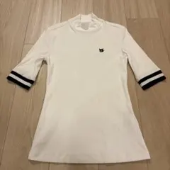 ぽんずちゃん様専用　WAAC ホワイト　モックネックシャツ