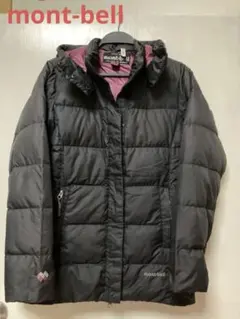 モンベル トラベル ダウン パーカ コート ブラック レディースM
