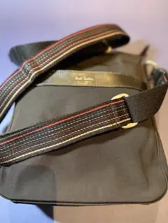 Paul Smith ポールスミス マルチストライプ ナイロンポケット ブラウン 