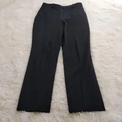 ユニクロ　スマートアンクルパンツ（2WAYストレッチ・スリムテーパード)　黒　L