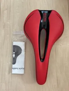 【新品未使用】GORIX TOURING G100 サドル　赤黒のサムネイル