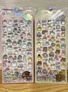 正規品　オバケーヌ3D FUNシール2種類セット①