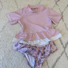 ブランシェス⭐︎100⭐︎半袖ラッシュガード&スイムパンツ⭐︎セパレート水着⭐︎