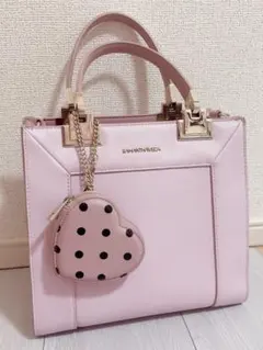 Samantha Vegaサマンサベガハートポーチ付ハンドバッグ