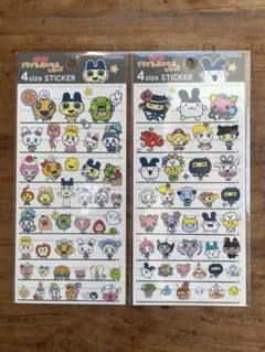 正規品　4サイズステッカー　たまごっち　プチプチおみせっちしり〜ず　二枚セット