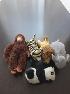 IKEA　動物のぬいぐるみ 5体セット
