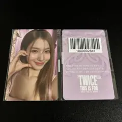 TWICE サナ THIS IS FOR ソウルコン オンライン 特典 トレカ