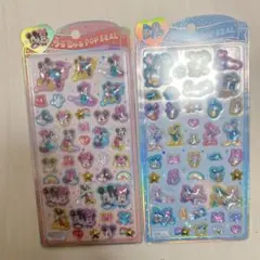 正規品　うるちゅるポップシール　ミッキー&ミニー　ドナルド&デイジー