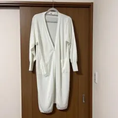 匿名配送　UNIQLO ユニクロ　ロングカーディガン　白　L