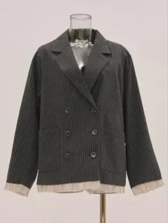 loin nuit　フリルレイヤードデザインジャケット