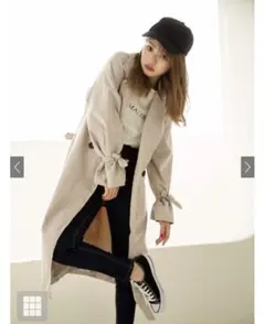 キャンディスリーブトレンチコート