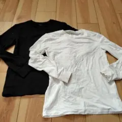 極暖　綿入り　ヒートテック 長袖アンダーシャツ 140サイズ 2枚セット