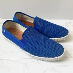 【Rivieras】 リビエラ メッシュ スリッポン 40 ブルー　25.5㎝