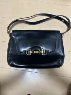 Gucci ショルダーバッグ ブラック ゴールド金具